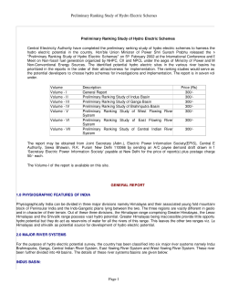 General report - Central Electricity Authority