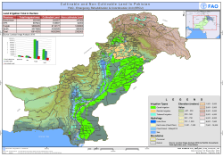 Cultivable and Non Cultivable Land In Pakistan