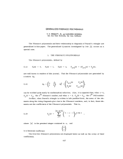 Full text - The Fibonacci Quarterly