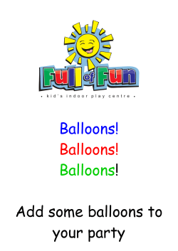 Balloons! - Full of Fun