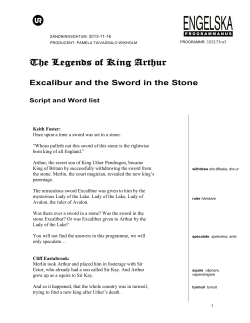 The Legends of King Arthur