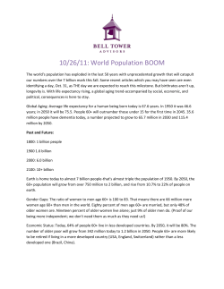 10/26/11: World Population BOOM