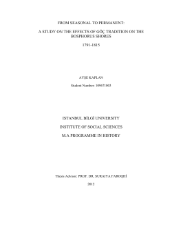 from seasonal to permanent: a study on the effects of g&ouml;&ccedil; tradition