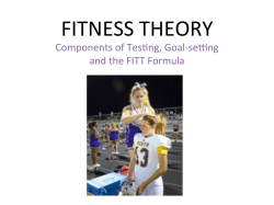 FITNESS THEORY