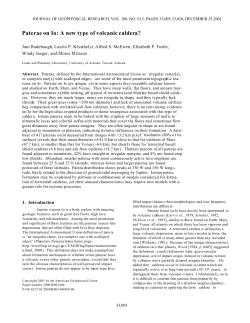 Paterae on Io: A new type of volcanic caldera?