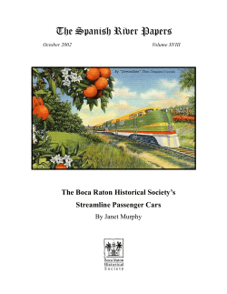 The Spanish River Papers - Boca Raton Historical Society