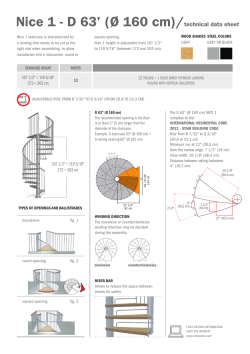 Nice 1 - D 63` (Ø 160 cm)/technical data sheet