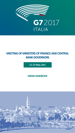 Media Handbook - G7 Italia 2017