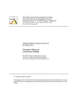 Towards a Theory of Lowest