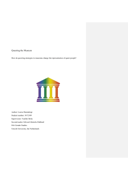 Queering the Museum - Utrecht University Repository