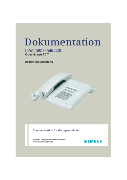 OpenStage 10 T HiPath 500/3000