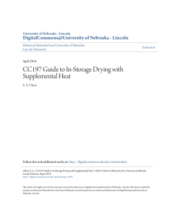 CC197 Guide to In-Storage Drying with Supplemental Heat