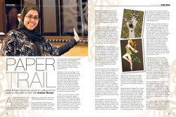 Farah Al-Fardh shares her passion for quilling and the future for this