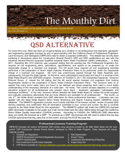 July 2013 - WGR Southwest, Inc.