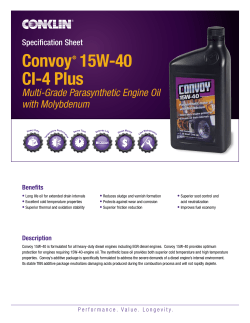 Convoy 15W-40 CI-4 Plus
