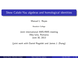 Skew Calabi-Yau algebras and homological