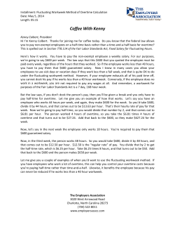 Coffee With Kenny - The Employers Association