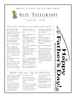 alix telegraph - Alix Public Library