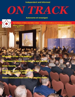 on track - CDA Institute