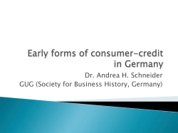 Andrea Schneider - The European Association for Banking and