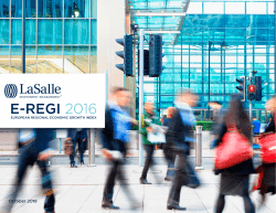 October 2016 - LaSalle Investment Management