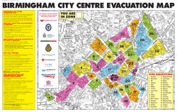 birmingham city centre evacuation map you are in zone birmingham