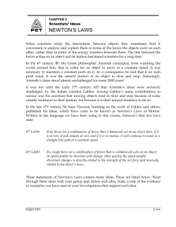 newton`s laws - Lone Star College