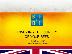 ensuring the quality of your beer