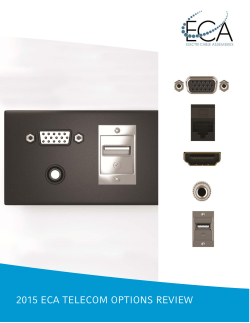 ECA Telecom Booklet  - Electri