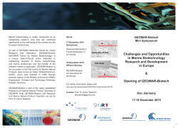 Challenges and Opportunities in Marine Biotechnology Research