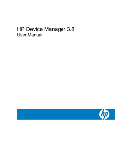 HP Device Manager 3.8