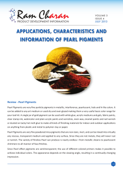 applications, characteristics and information of pearl