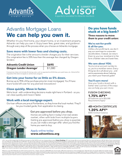 Advisor - Advantis Credit Union