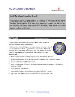nc executive branch