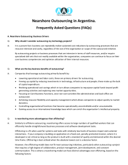 Nearshore Outsourcing in Argentina.