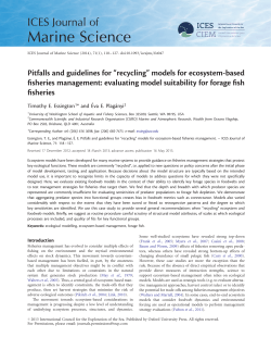 Pitfalls and guidelines for &ldquo;recycling&rdquo; models for ecosystem
