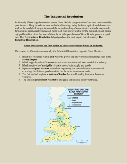 The Industrial Revolution