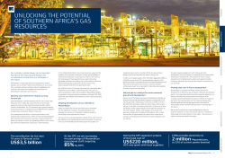 UnlOCkInG ThE POTEnTIAl OF SOUThERn AFRICA`S GAS