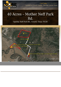 40 Acres - Mother Neff Park Rd.