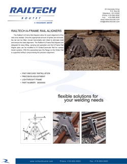 Railtech A-Frame Aligners