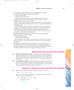 Answers to Chapter Review and Self