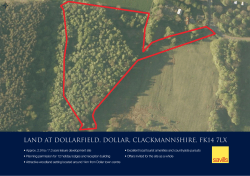 land at dollarfield, dollar, clackmannshire, fk14 7lx