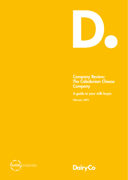 Company Review: The Caledonian Cheese Company