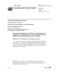 Proposal for Supplement 4 to the 05 series of amendments