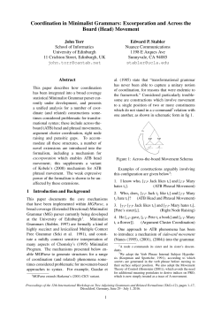 Coordination in Minimalist Grammars