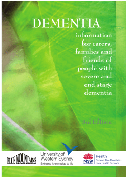 dementia - Uws.edu.au