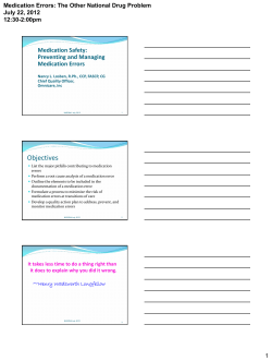 Omnicare, Inc. Pharmacy Technician Training Program