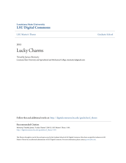 Lucky Charms - LSU Digital Commons
