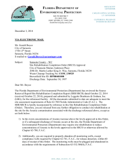 Site Rehabilitation Completion Order (SRCO) Approval