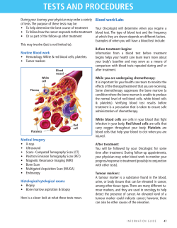 tests and procedures - St